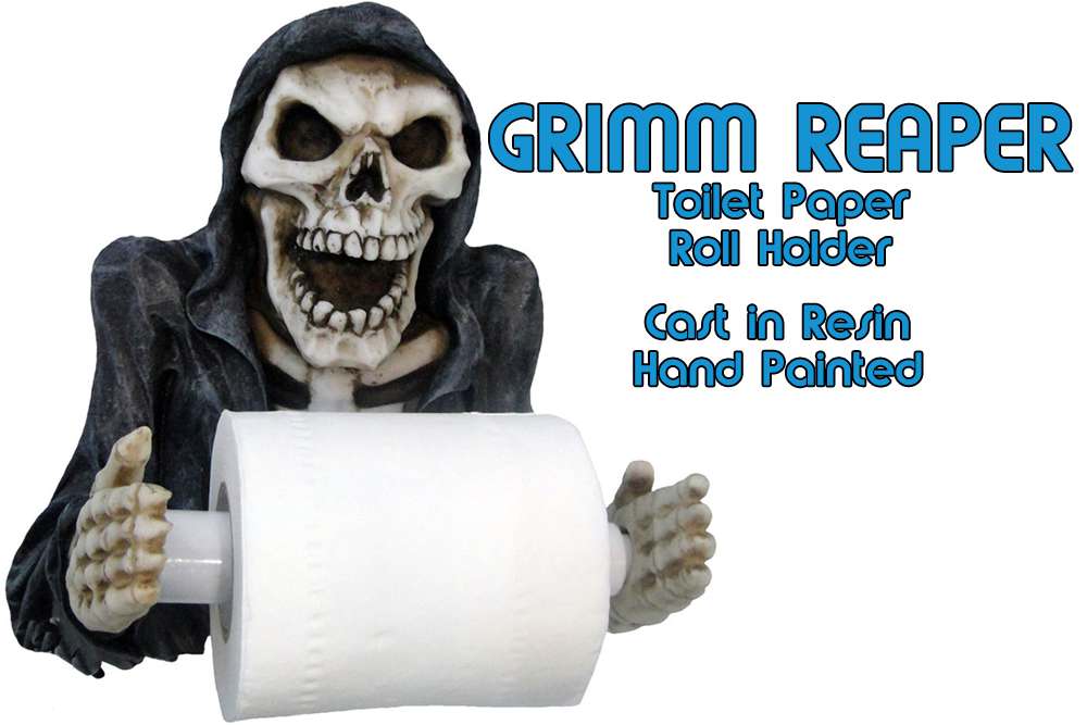 Grimm Reaper Toalettrullehållare nemesis now