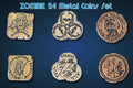 Zombie Metal Coins Set (24 stycken) dm vault