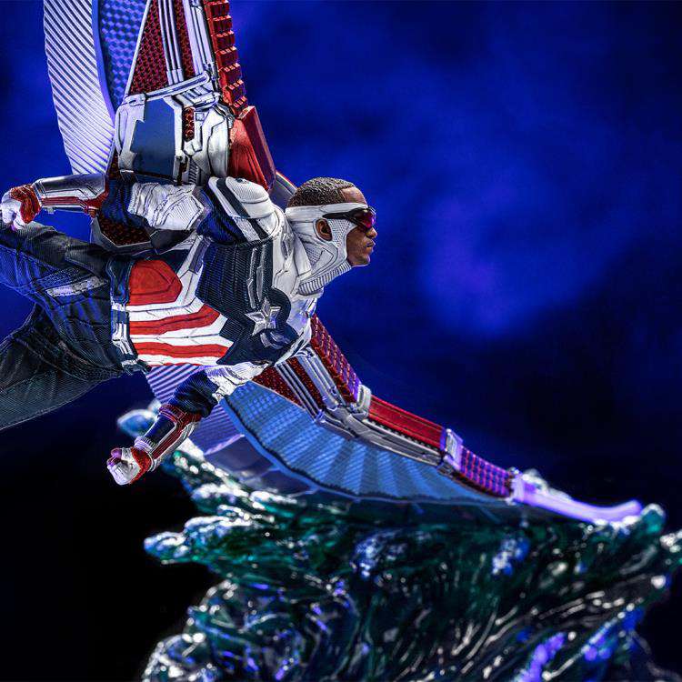 Captain America Sam Wilson DLX 1/10 Statue iron studios