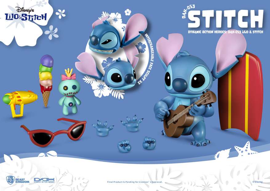 Lilo & Stitch - Stitch Figur med Rörliga Leder beast kingdom