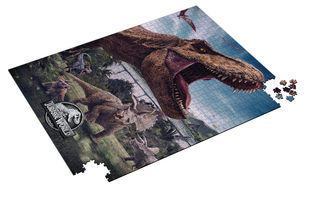 Jurassic World T-Rex 1000 Bitars Pussel sd toys