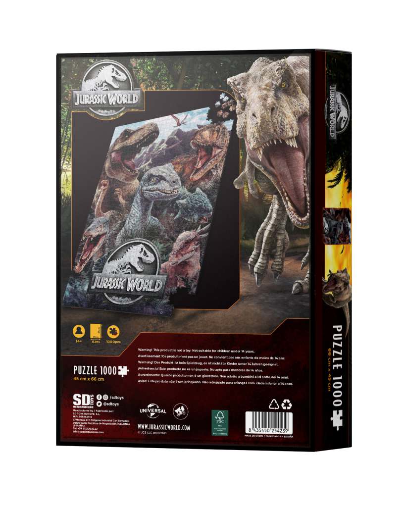 Jurassic World Pussel 1000 Bitar sd toys