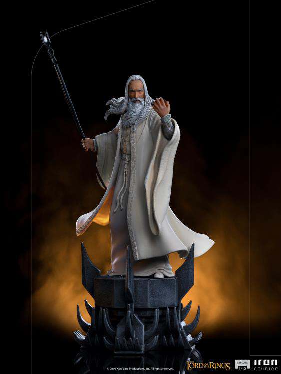 Lord of the Rings Saruman 1/10 Art Statue iron studios