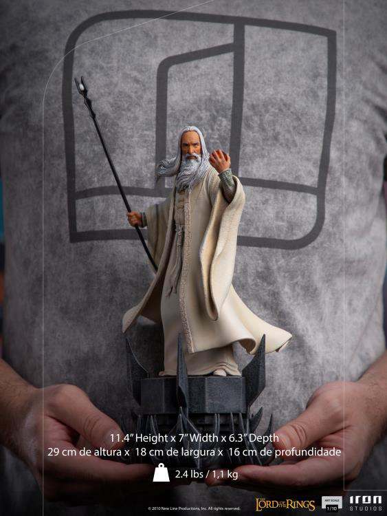Lord of the Rings Saruman 1/10 Art Statue iron studios