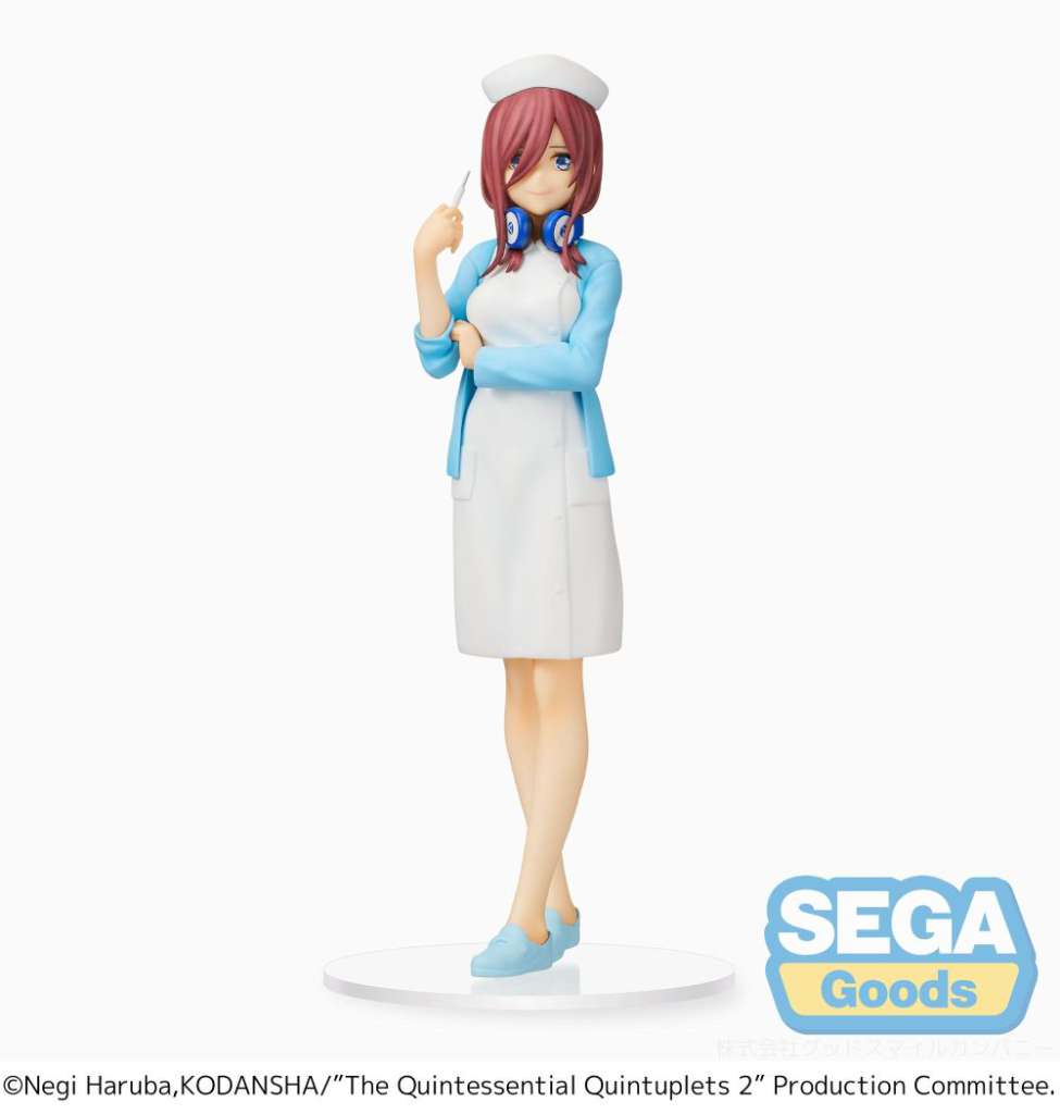 The Quintessential Quintuplets Miku Nakano Nurse SPM Figur sega