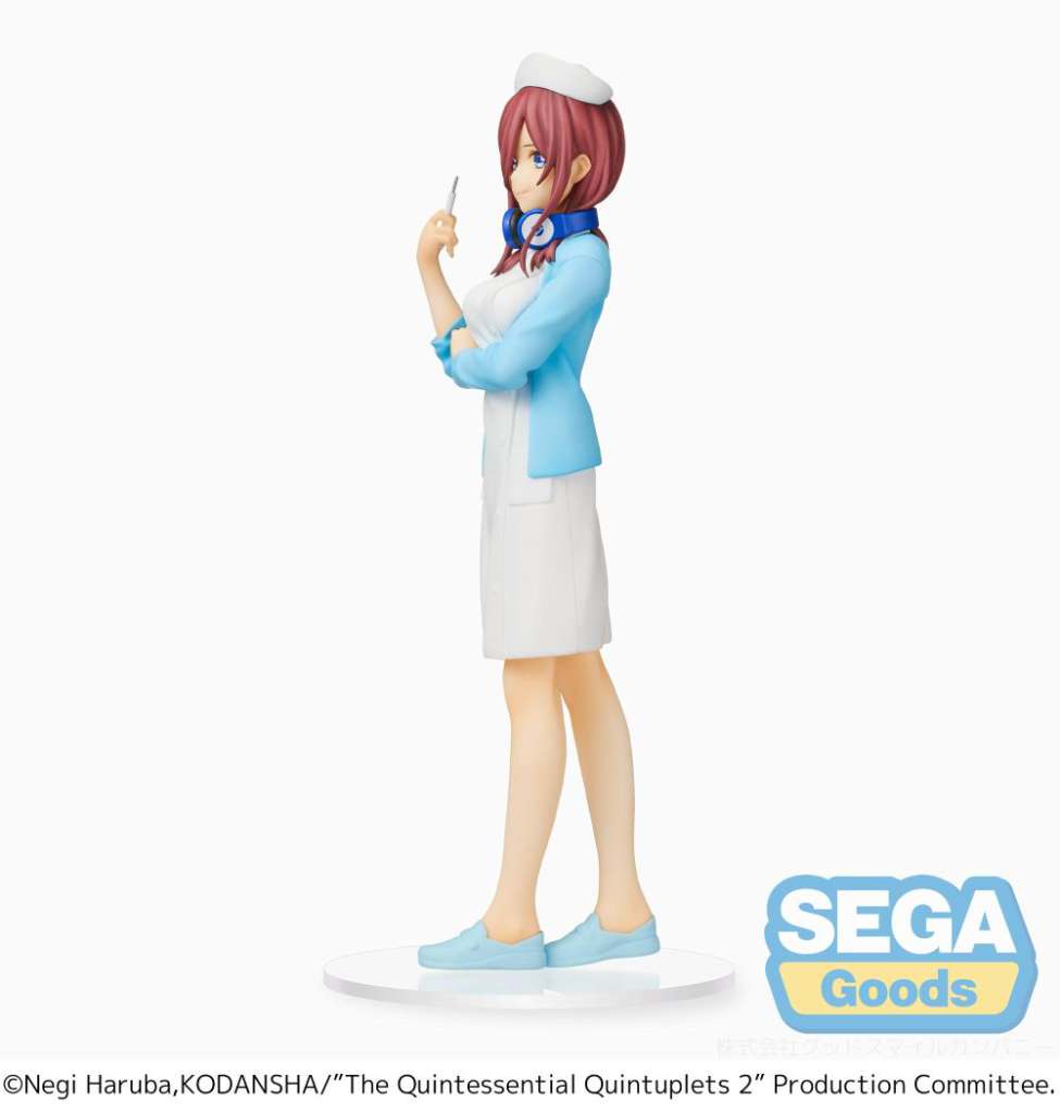 The Quintessential Quintuplets Miku Nakano Nurse SPM Figur sega