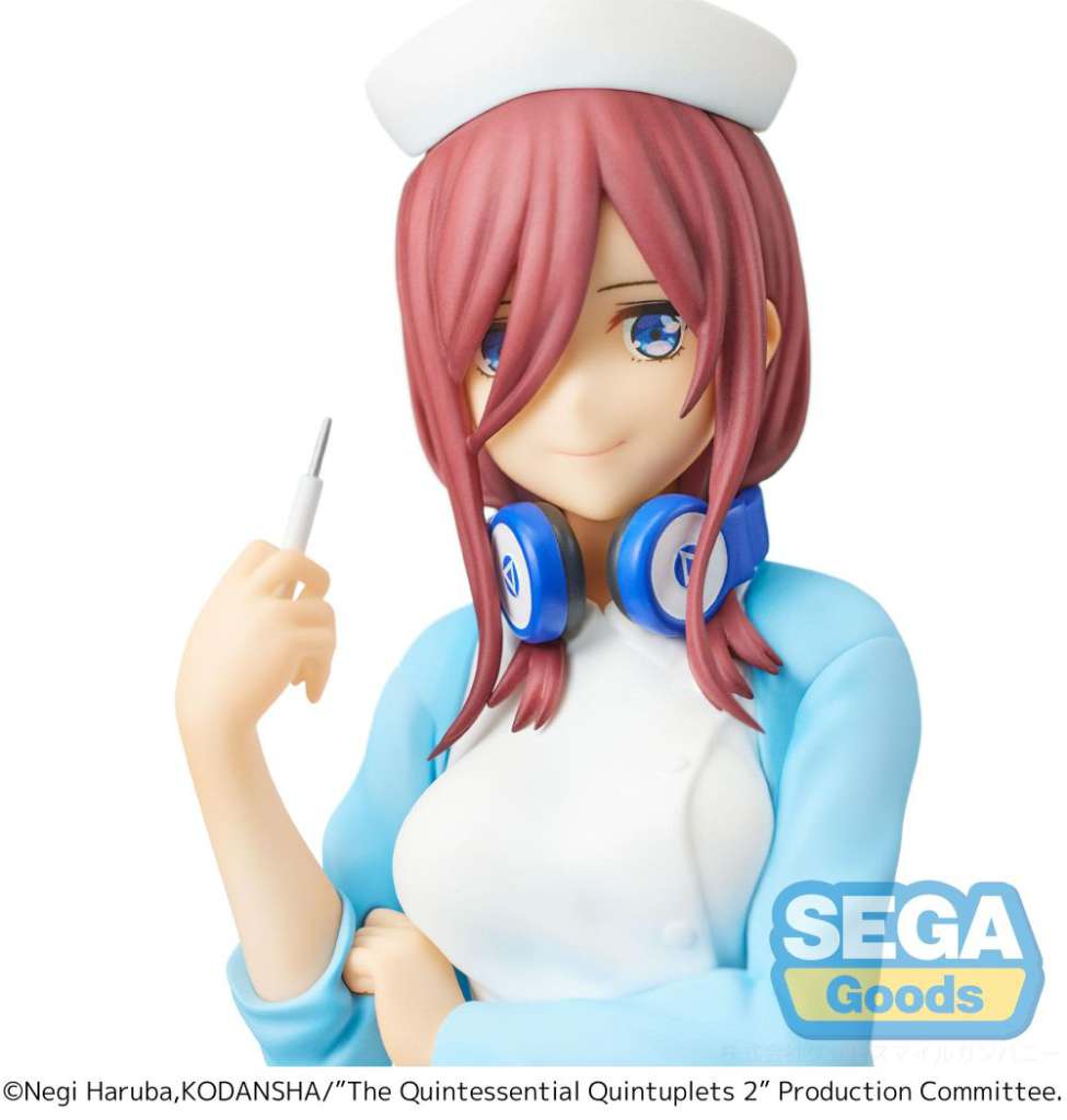 The Quintessential Quintuplets Miku Nakano Nurse SPM Figur sega