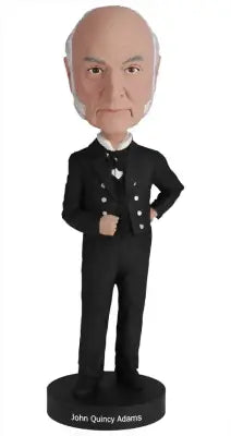 John Quincy Adams Bobblehead – exklusiv och detaljerad samlarfigur i harts