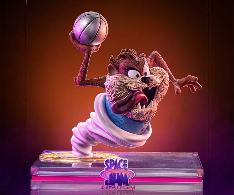 Space Jam 2 Taz 1/10 Statue iron studios