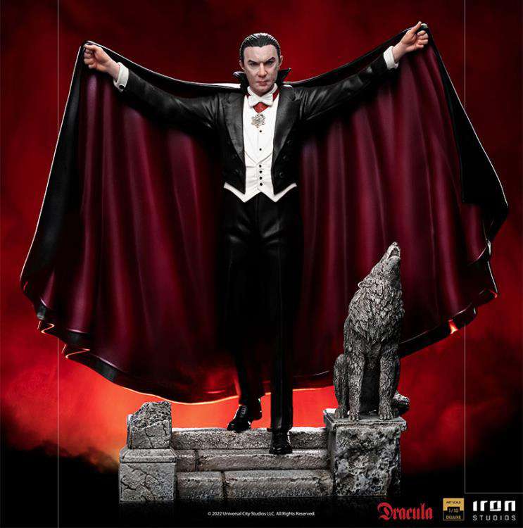 Universal Monsters Dracula 1/10 Delux Staty iron studios