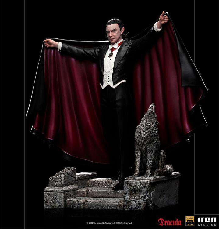 Universal Monsters Dracula 1/10 Delux Staty iron studios