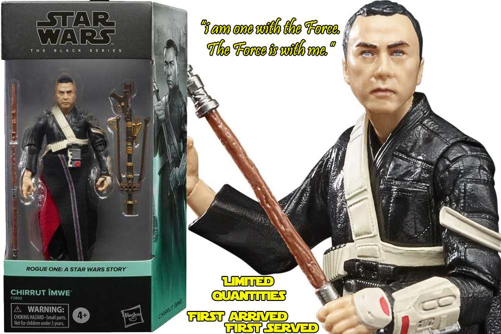 Star Wars: Rogue One - Chirrut Îmwe Deluxe Actionfigur hasbro