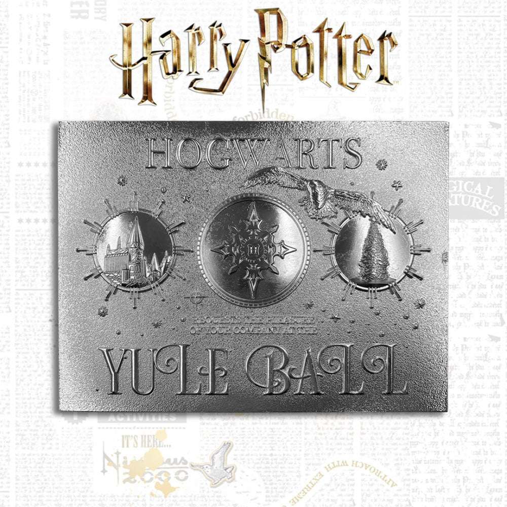 Harry Potter Yule Ball Biljett - Silverpläterad fanattik