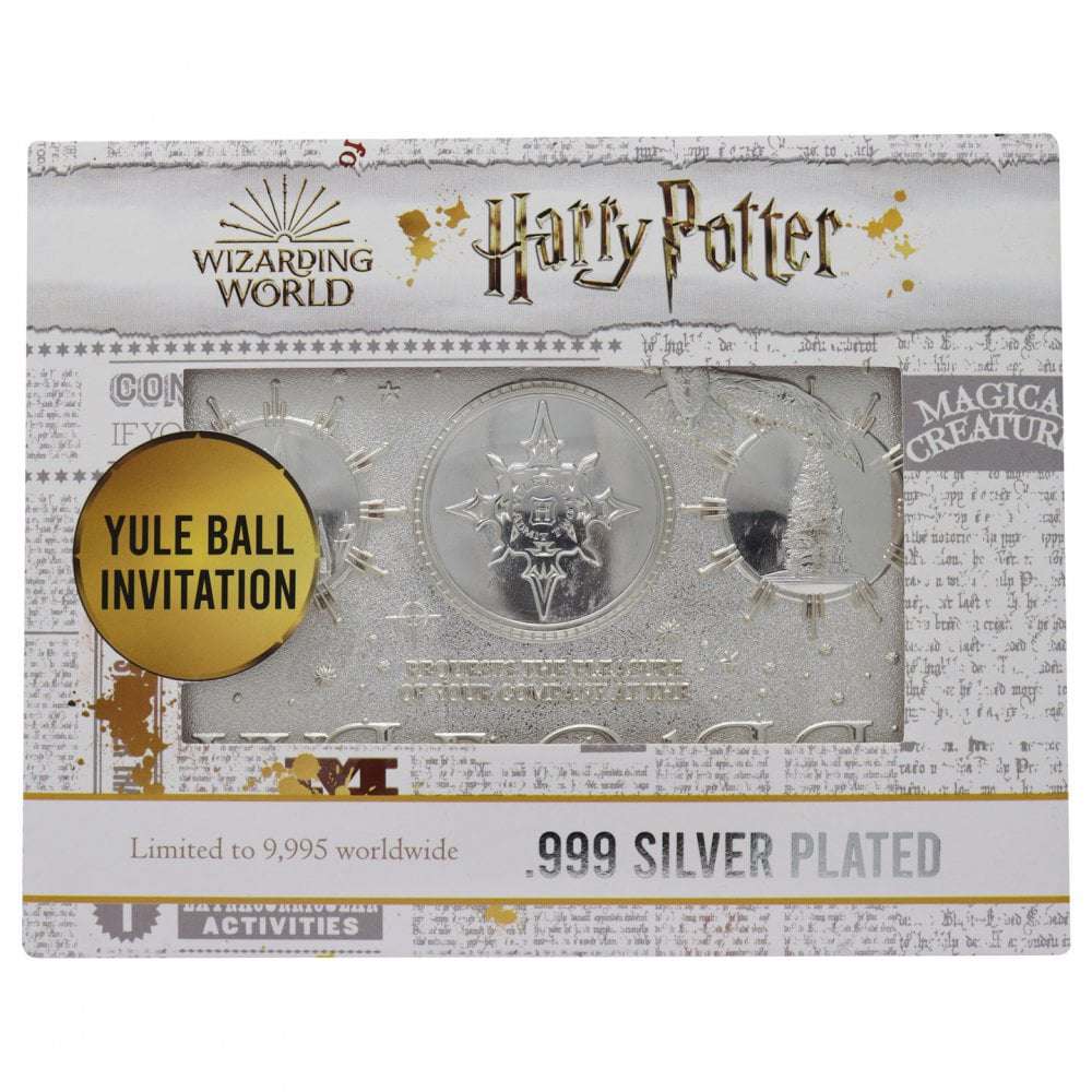 Harry Potter Yule Ball Biljett - Silverpläterad fanattik