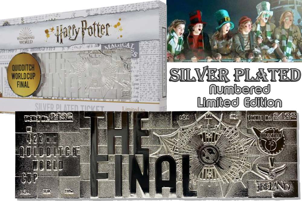 Harry Potter Quidditch World Cup Bil i Silver fanattik