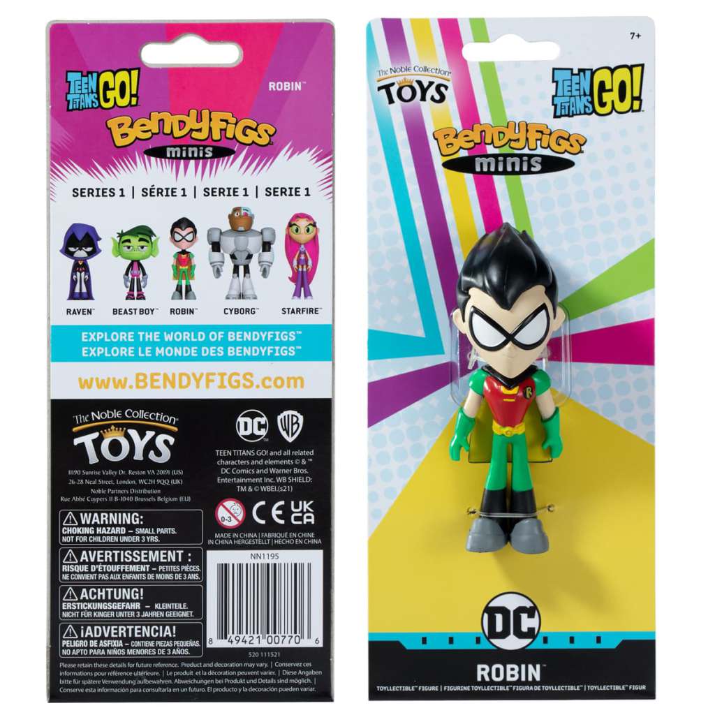 Teen Titans Go! Robin Mini Bendyfig noble collections