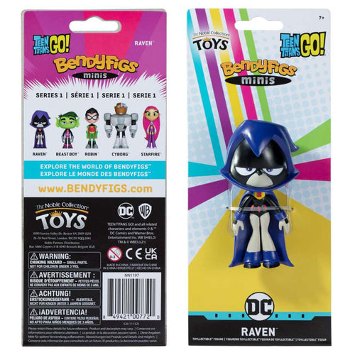 Teen Titans Go Raven Mini Bendyfig noble collections