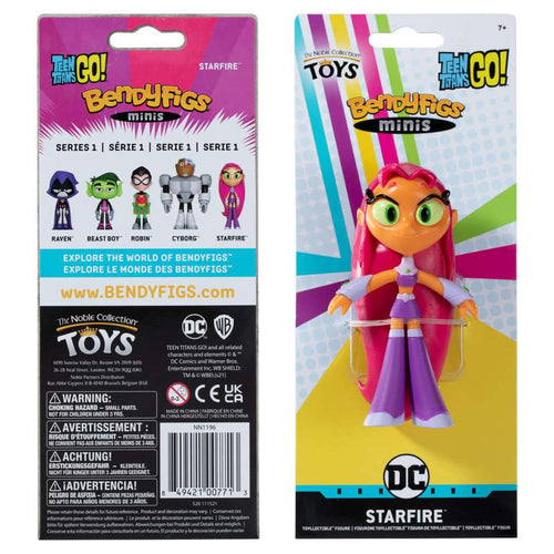 Teen Titans Go Starfire Mini Bendyfig noble collections