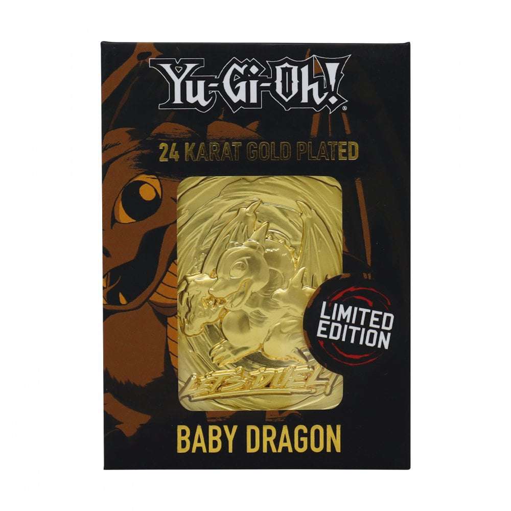 Yu-Gi-Oh! Limited Edition 24K Gold Baby Dragon fanattik