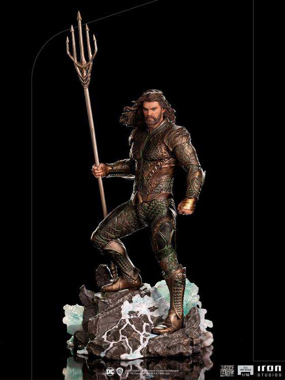 Zack Snyder's Justice League Aquaman 1/10 Staty iron studios