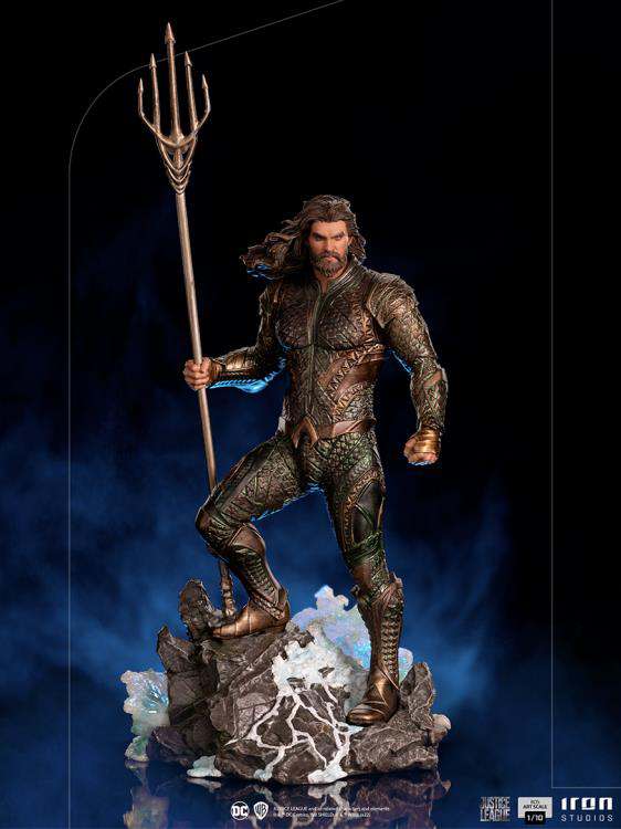 Zack Snyder's Justice League Aquaman 1/10 Staty iron studios