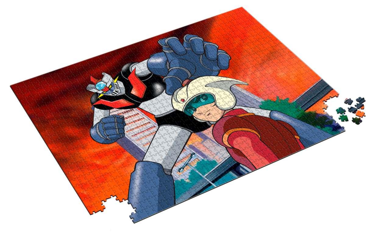 Mazinger Z 1000 bitars pussel - Robotto