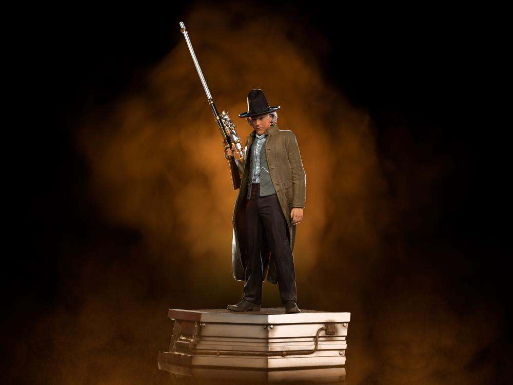 Back to the Future III Doc Brown 1/10 Statue iron studios