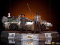 Bttf III DeLorean + Staty 1/10 Set - Robotto