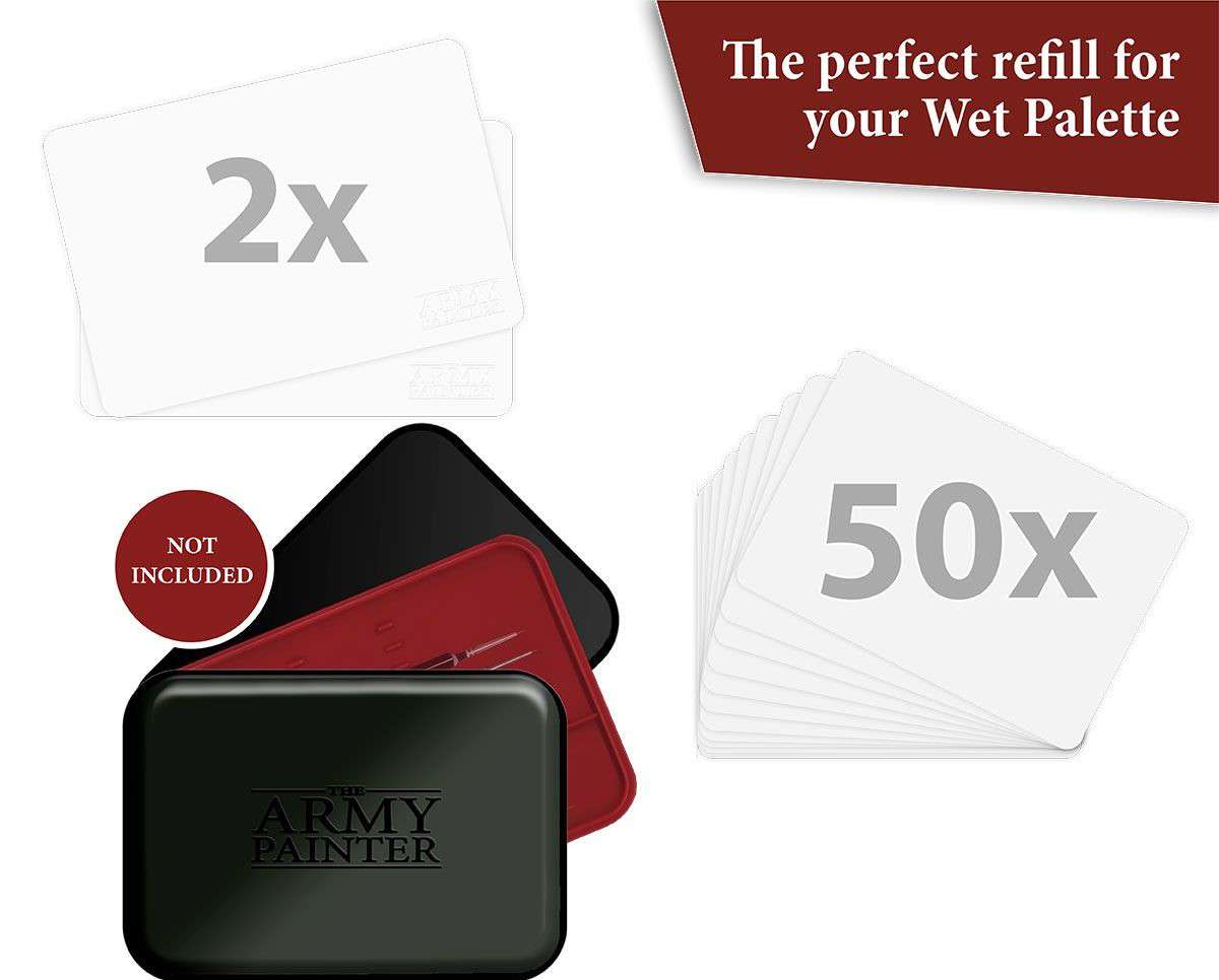 Wet Palette Hydro Pack - 50 Hydro Sheets & 2 Hydro Foams army painter