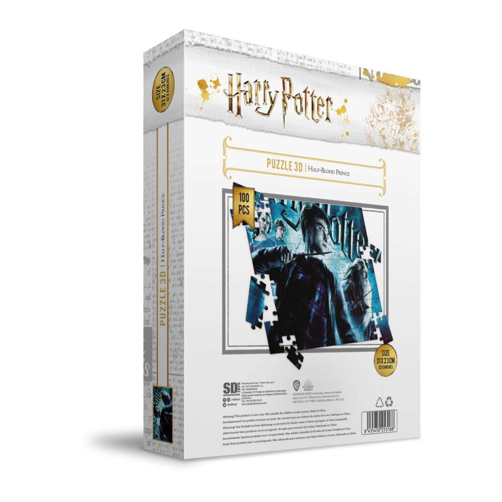 Harry Potter Halvblodsprinsen 3D Effekt 100 Delars Pussel sd toys