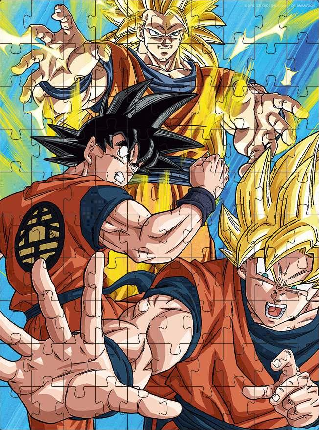 Dragon Ball Z Goku Saiyan 3D Pussel 100 Bitar - Robotto