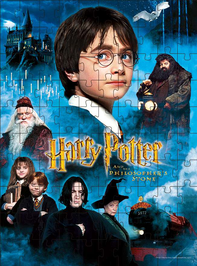 Harry Potter Filosofens Sten 3D Effekt 100 Pussel sd toys