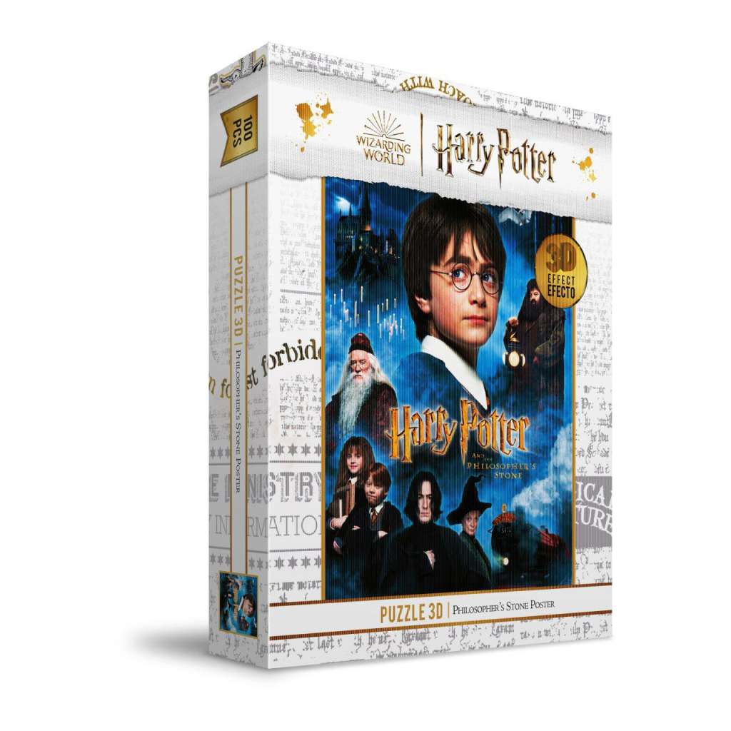Harry Potter Filosofens Sten 3D Effekt 100 Pussel sd toys