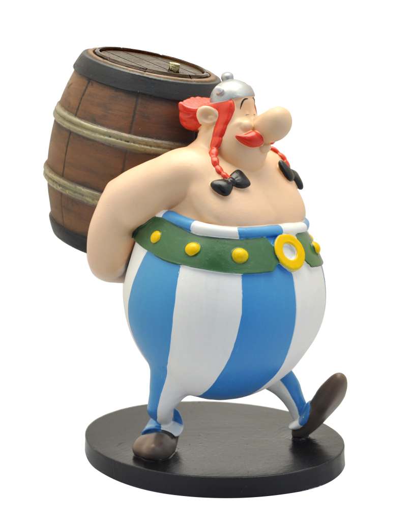 Asterix, Obelix och hans tunnsamling figur plastoy
