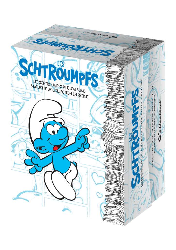 Smurfs Samling av Serietidningar Collector Figur plastoy