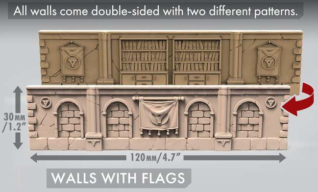 Wolfenstein: Brädspel 3D Terräng Kit archon games