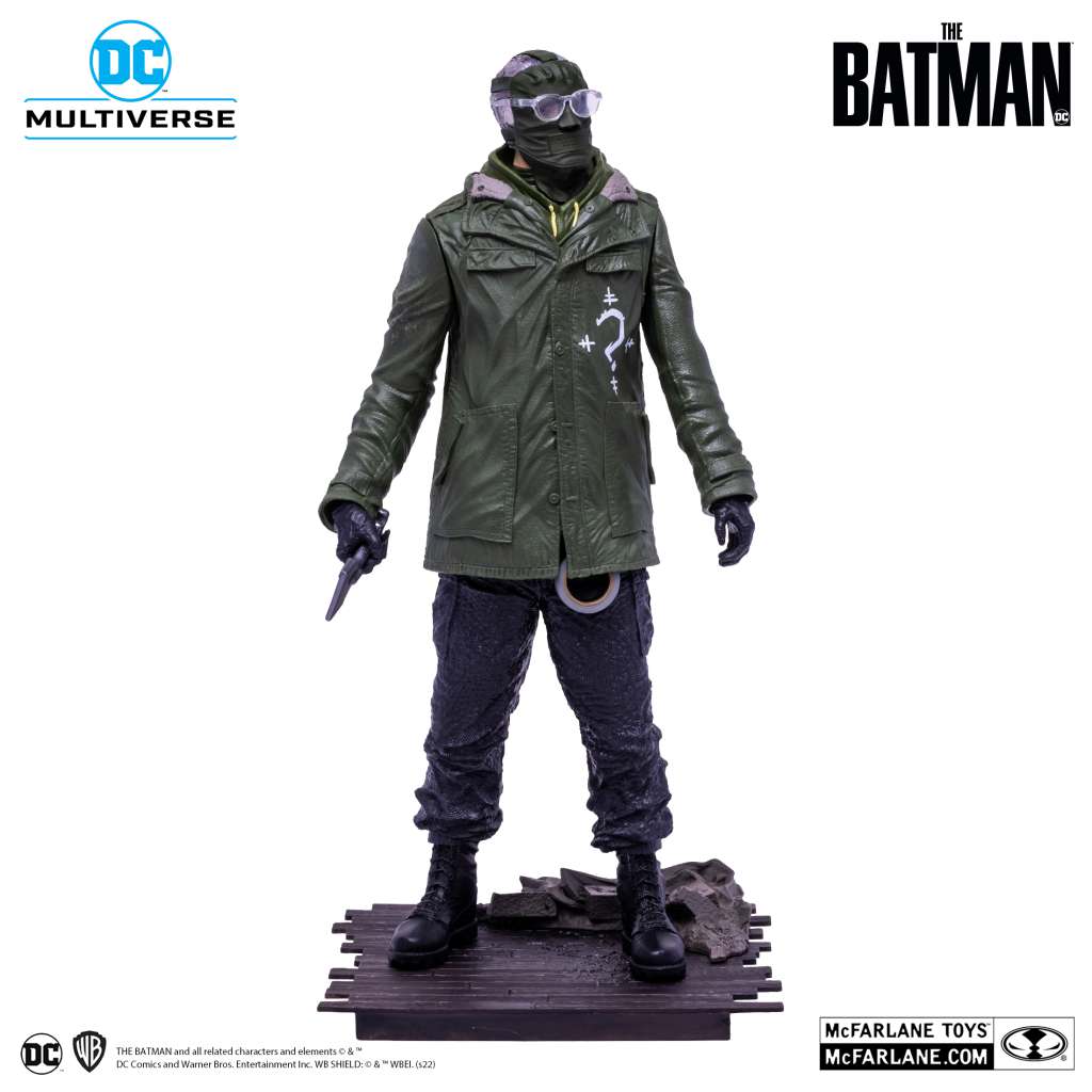 The Batman Riddler 12 Tum Poserade Staty mcfarlane toys