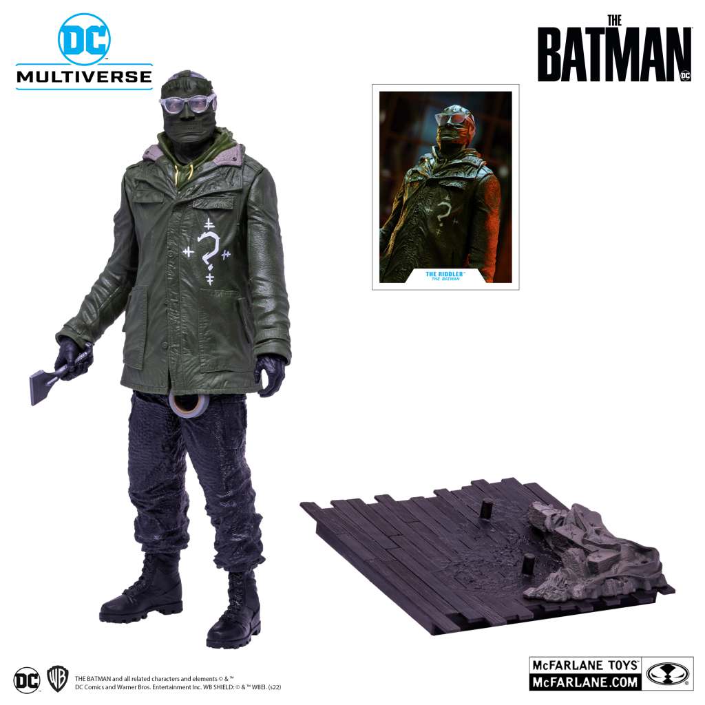 The Batman Riddler 12 Tum Poserade Staty mcfarlane toys