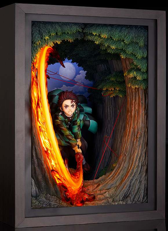 Demon Slayer Tanjiro Hinokami Kagura Figur goodsmile fr