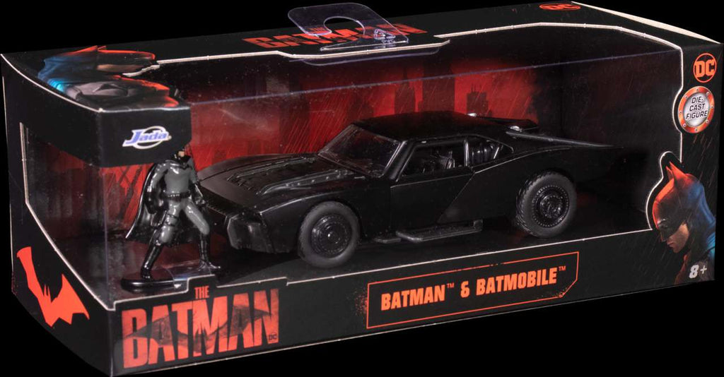 Batman 2022 Batmobile med Batman - 1:24 Die-Cast Modell jada toys