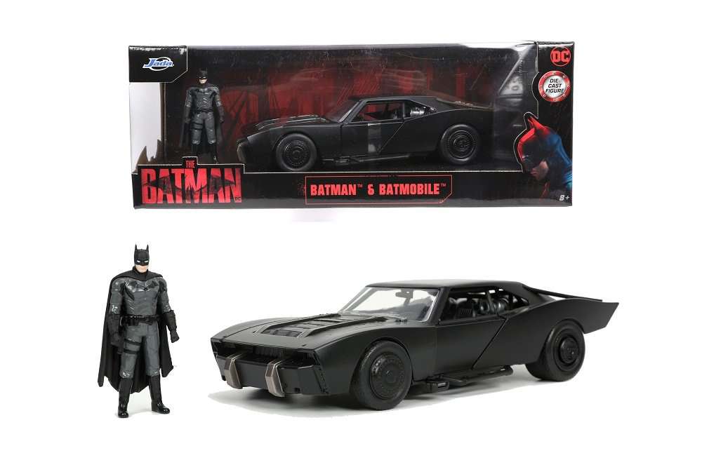 Batman 2022 Batmobile med Batman - 1:24 Die-Cast Modell jada toys