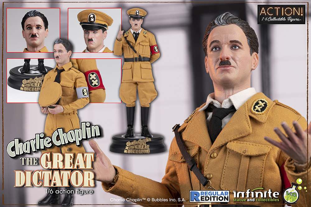 Charlie Chaplin The Great Dictator 1/6 Action Figure infinite statue