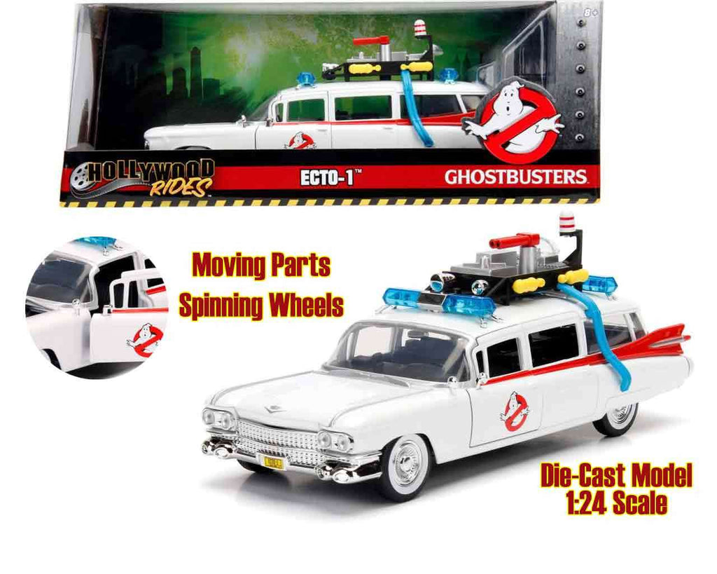 Ghostbusters Ecto-1 1:24 Die-Cast Modell jada toys