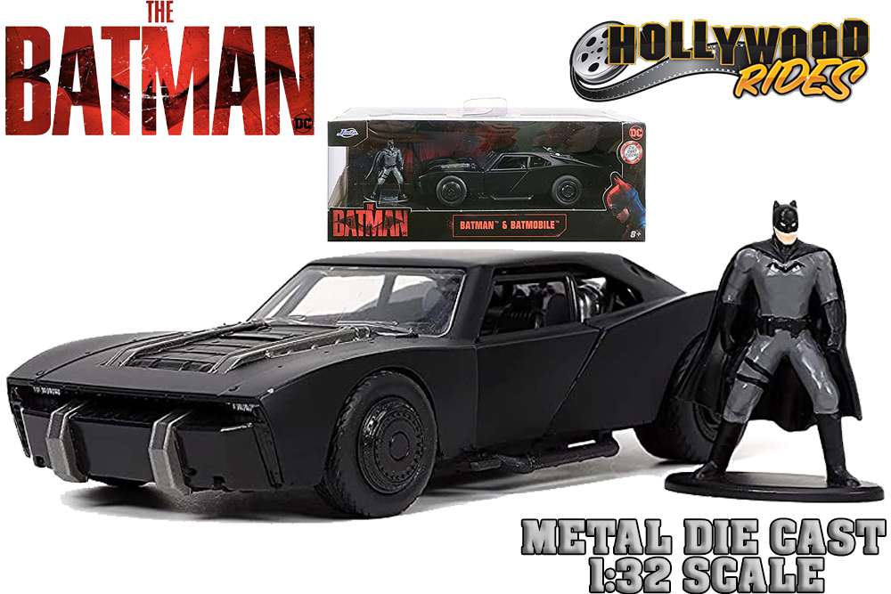 Batman 2022 - Batmobile med Batman - 1:32 Die-Cast Modell jada toys