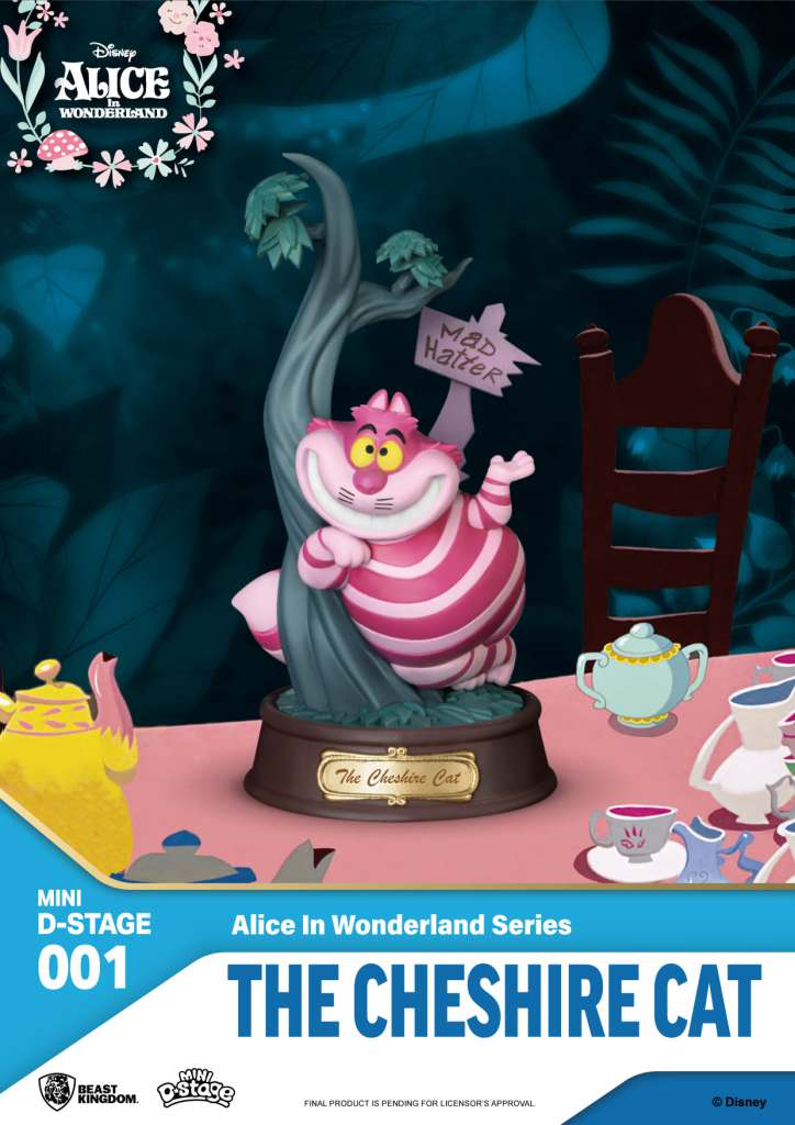 Mini D-Stage Alice i Underlandet Cheshire Cat beast kingdom