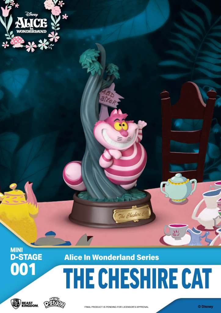 Mini D-Stage Alice i Underlandet Cheshire Cat beast kingdom