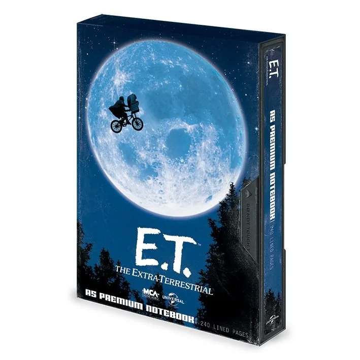 E.t. VHS A5 Anteckningsblock med 3D Dekoration pyramid international