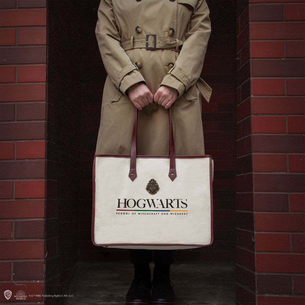 HP Hogwarts Canvas Handbag - Stilren och Praktisk cinereplicas