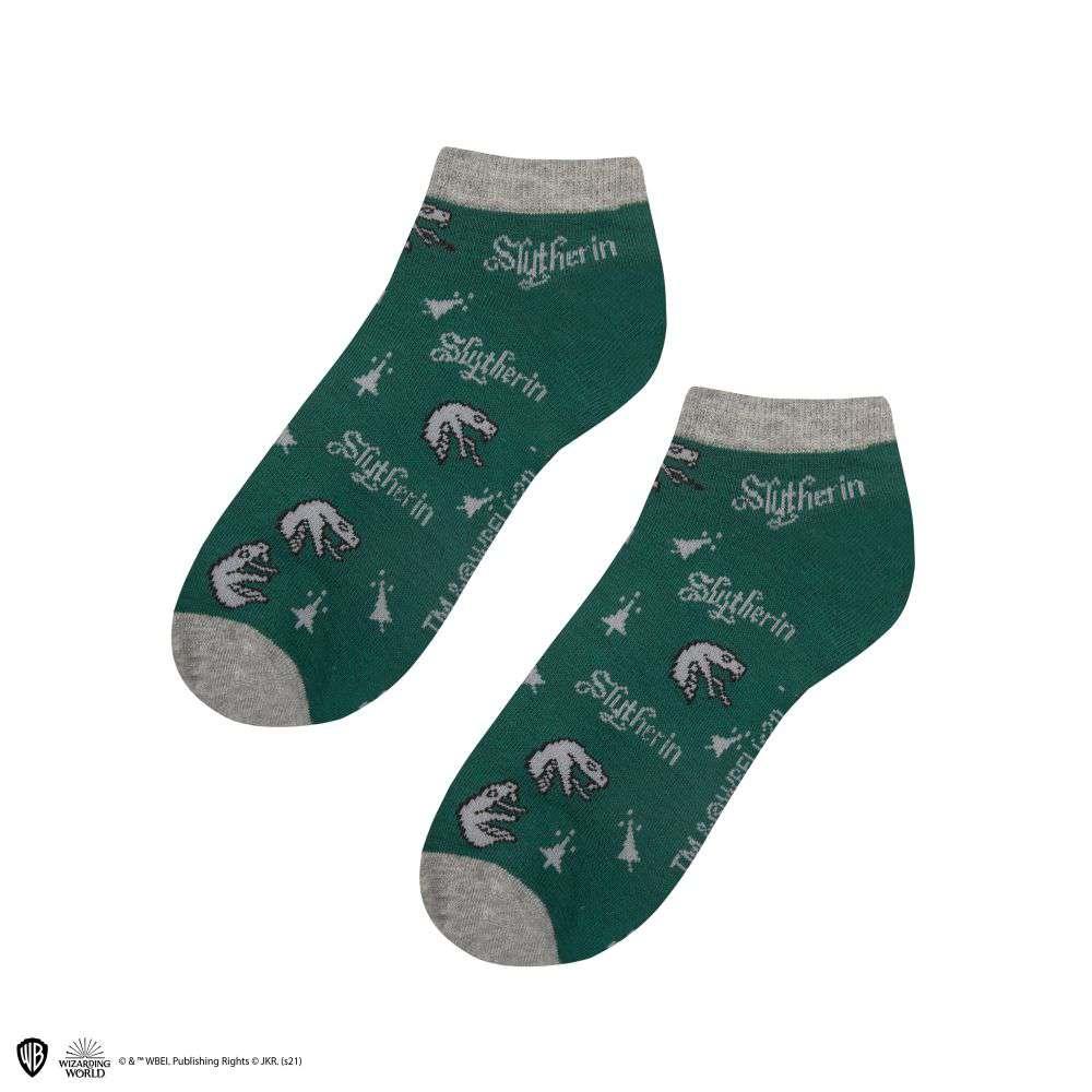 Hp Slytherin Ankelstrumpor Set (3) - Robotto