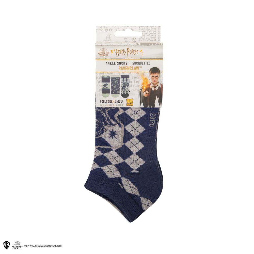 Harry Potter Ravenclaw ankelsockor set (3)